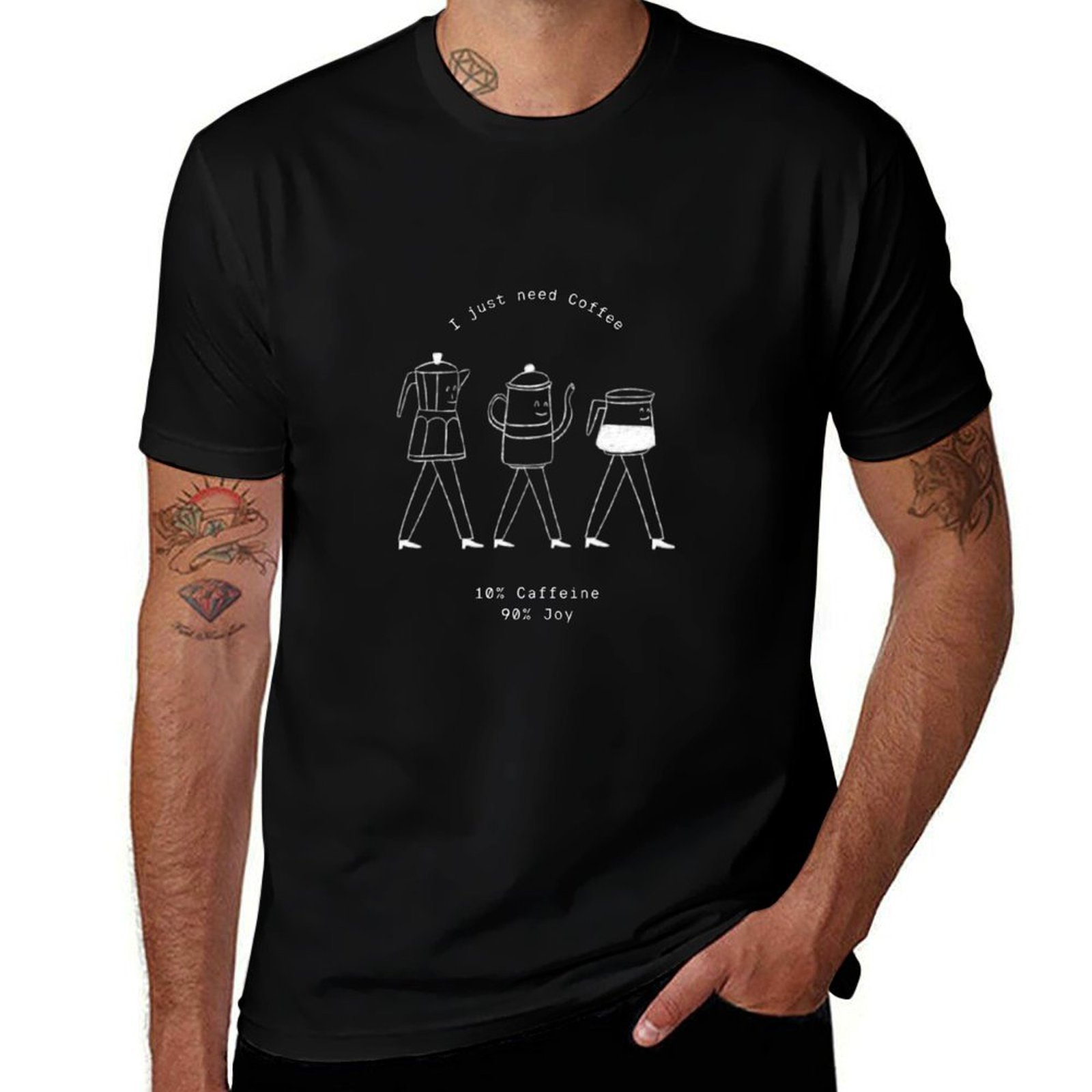 Coffee Equipment Needed - Camiseta com estampa de equipamentos de
