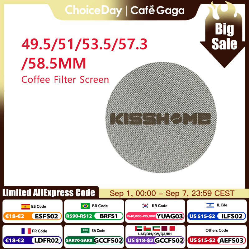 Puck Screen Mesh - Kisshome tela de disco de café