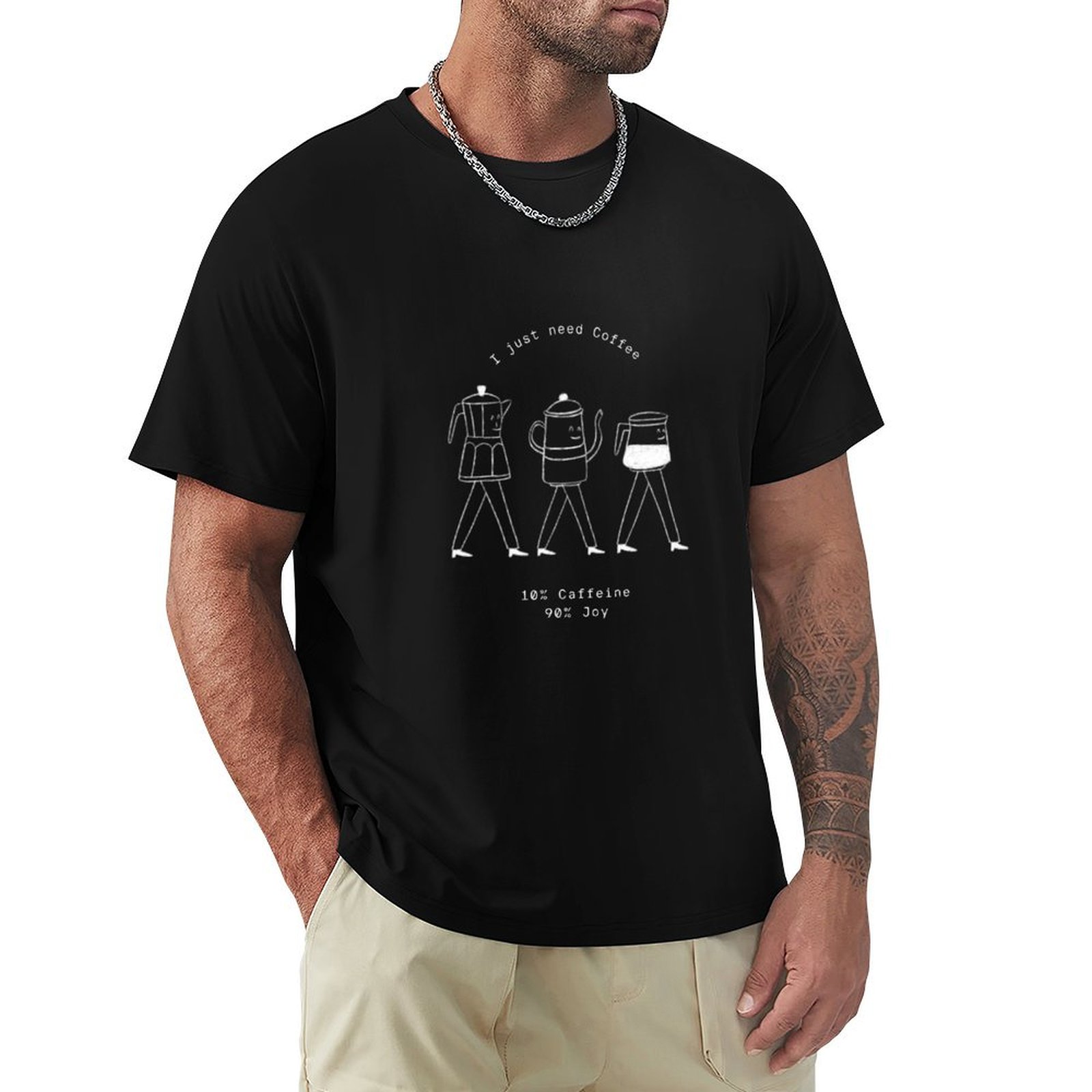 Coffee Equipment Needed - Camiseta com estampa de equipamentos de