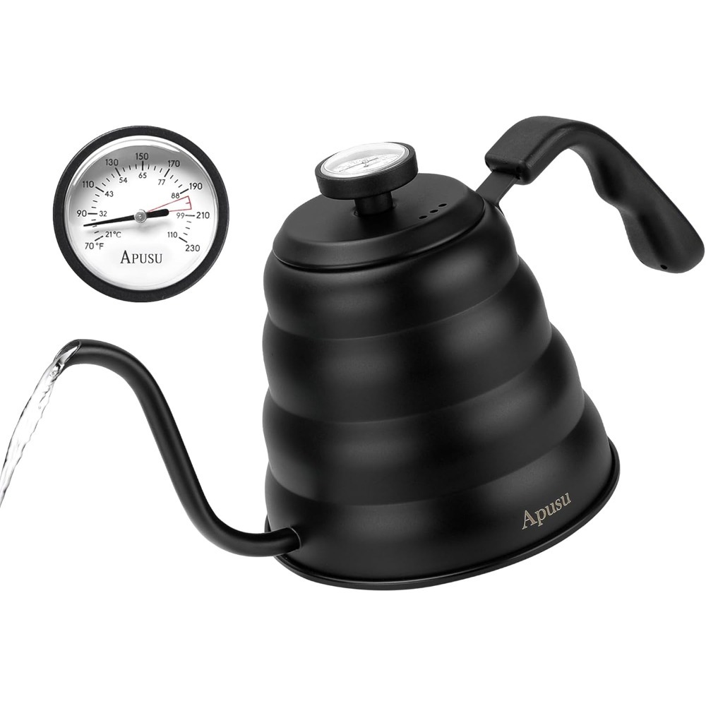 Coffee Quality Control - Aço inoxidável despeje sobre cafeteira controle