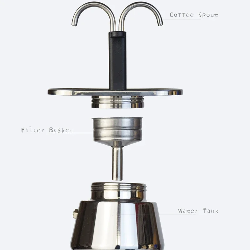 200ml mini moka pote tubo dupl - Coffee Equipment Set avaliação e preço