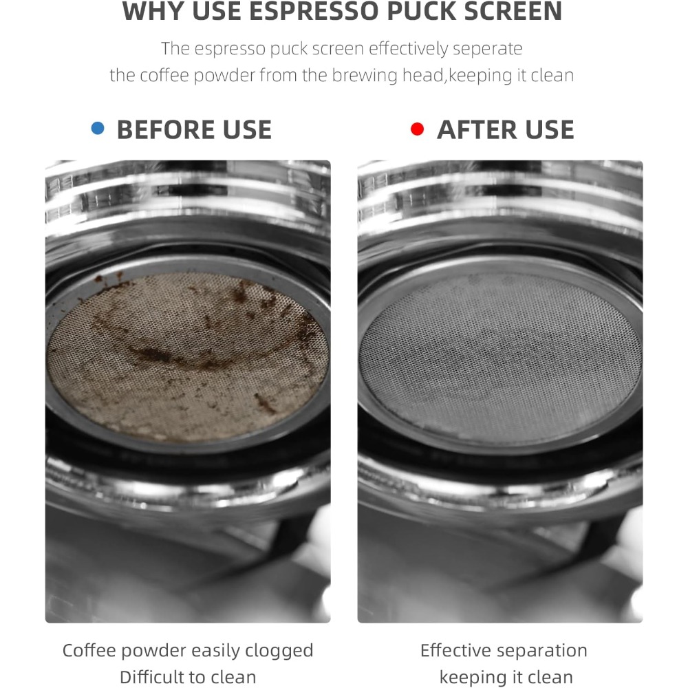 51mm tela de disco de café exp - Puck Screen Mesh avaliação e preço