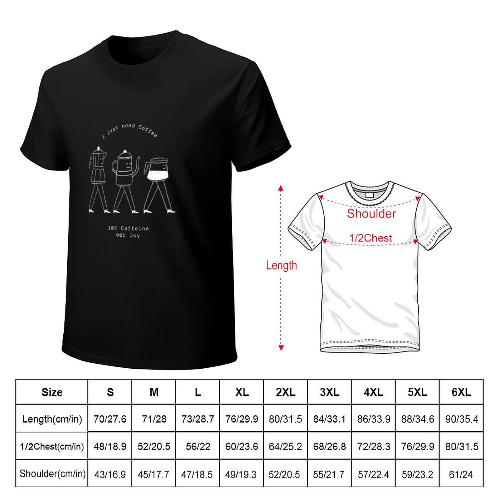 Camiseta com estampa de equipa - Coffee Equipment Needed avaliação e preço