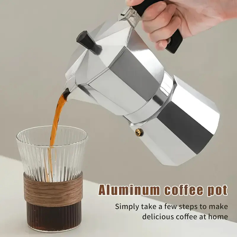 Cafeteira Moka Clássica de Alu - Coffee Equipment Set avaliação e preço