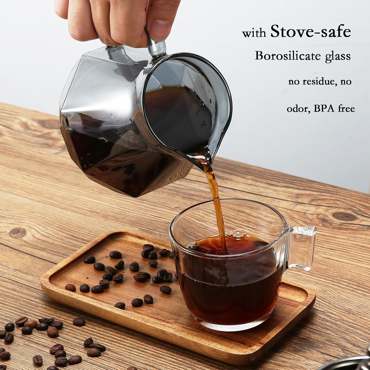 Jarra de Vidro Magpie para Caf - Coffee Equipment Set avaliação e preço
